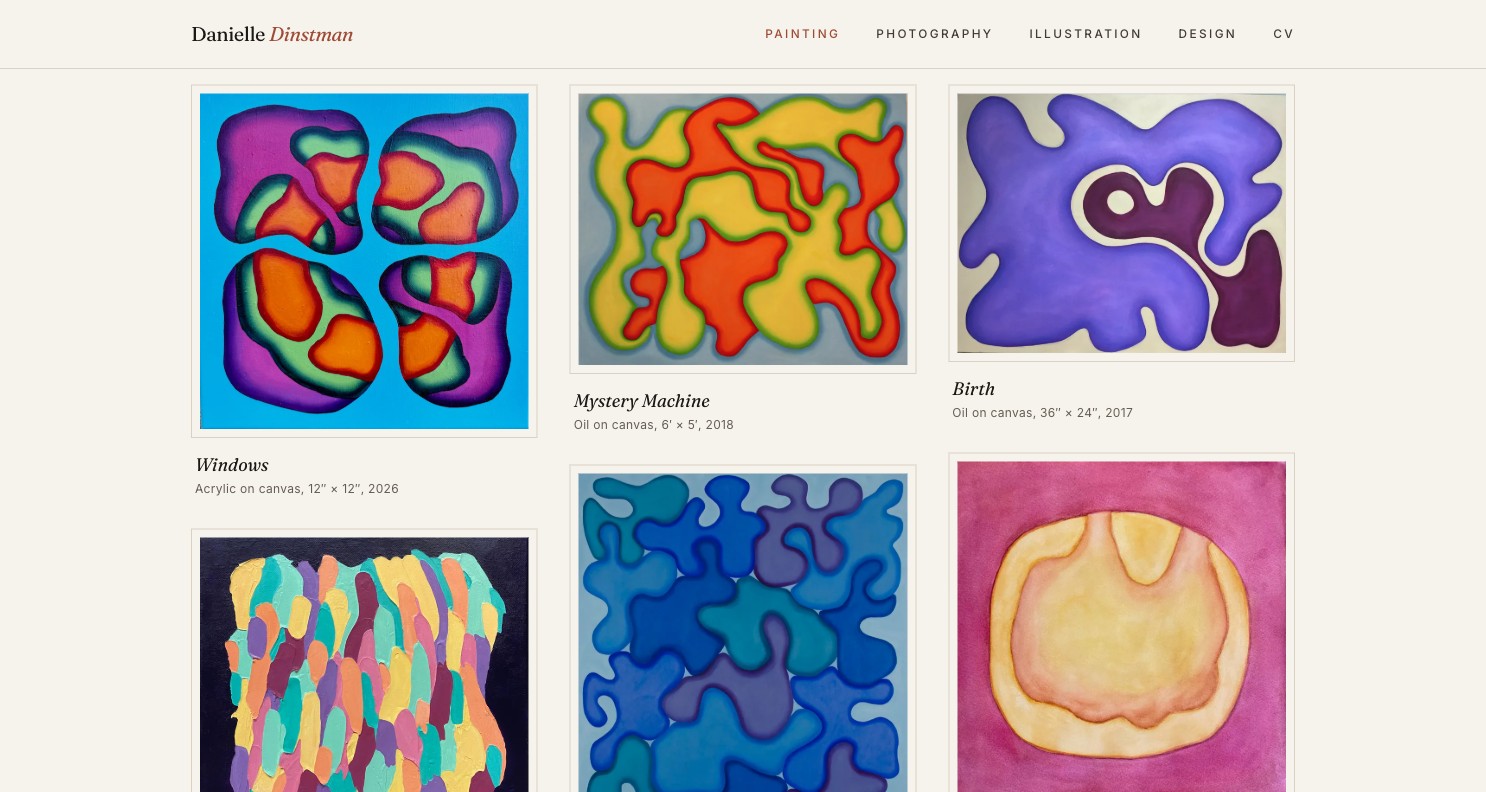 Danielle Dinstman – Visual Artist