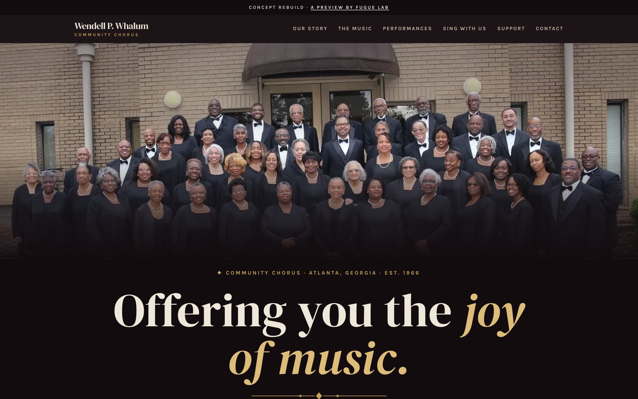 Wendell P. Whalum Community Chorus
